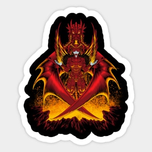 Lava japanese dragon Mecha Sticker